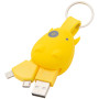Porte-clés Munkees USB Klíčenka Smart Charger jaune Yellow