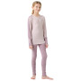 Ensemble fonctionnel enfant Helly Hansen Jr Lifa Merino Midweight Set Purple Clay