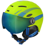 Taille de casque: 53-55 cm / Couleur: jaune / bleu
