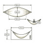 Hamac La Siesta Brisa Single Caribic