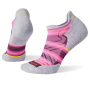 Chaussettes femme Smartwool Run Targeted Cush Stripe Low Ank Socks violet Bordeaux