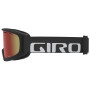 Masques ski Giro Index 2.0 Black Wordmark Amber Scarlet