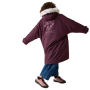 Manteau imperméable pour enfant Regatta Junior Waterproof Changing Robe Pro Fig