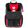 Sac à dos scolaire Baagl Zippy TERIBEAR noir / rouge