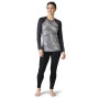 T-shirt fonctionnel femme Smartwool W Merino 250 Baselayer Pattern Crew Bxd
