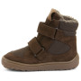 Bottes d'hiver enfant Frodo Barefoot Tex Winter Dark Brown