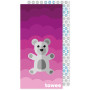 Serviette sechage rapide Towee Bear rose Pink