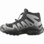 Chaussures enfant Salomon Xa Pro Mid Wp J Black-Sedona Sage-Wrought Iron