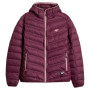 Veste hybride pour femme 4F Down Jacket F0895 bordeau Dark Pink