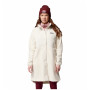 Veste d'hiver femme Columbia Cloud Point Long Fleece beige Chalk