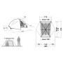 Tente de randonnée Robens Seeker 3 LW