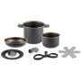Jeu de casseroles Brunner Torralta Spacemaster Ø 18 cm gris / noir