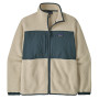 Sweat-shirt homme Patagonia M's Retro Pile Patch Jkt beige /vert Pelican