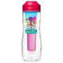 Bouteille Sistema Tritan Infuser Bottle 800ml rose Pink
