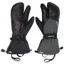 Gants Camp Split Mitt N noir Black / Grey