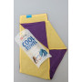 Foulard rafraîchissant N-Rit Cool Towel Twin jaune / violet Purple/Yellow