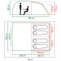 Tente familiale Coleman Vespucci 4
