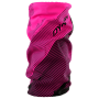 Cache-cou Dynafit Logo Neck Gaiter noir / rose pink glo/0910 STRIPED