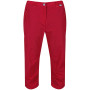 Pantalon 3/4 femme Regatta Chaska Capri II rouge DarkCerise