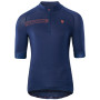 Maillot vélo homme Radvik Alpha Gts bleue Medieval Blue/Tangarine Tango