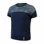 T-shirt fonctionnel enfant Sensor Coolmax Impress bleue Deep Blue/Blue Bikes