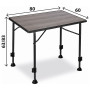 Table Brunner Linear Greywood 80