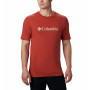 T-shirt Columbia CSC Basic Logo Tee rouge CarnelianRed