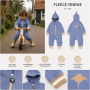 Combinaison bébé DucKsday Polar Fleece Twin/Blue