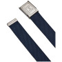 Ceinture Under Armour M's Webbing Belt bleue Academy / Khaki Base / Silver