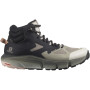 Chaussures femme Salomon Predict Hike Mid Gore-Tex noir/vert vintage khaki