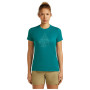 T-shirt femme Icebreaker Women Merino 150 Tech Lite SS Tee Hike Path