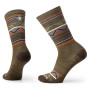 Chaussettes Smartwool Everyday Zig Zag Valley Crew green Military Olive