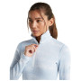T-shirt fonctionnel femme Icebreaker Women M 260 Tech Vertex LS HZ Chillwave