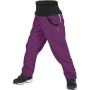 Pantalon softshell enfant Unuo fleece Street violet Blackberry