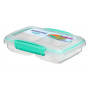 Boîte à goûter Sistema Small Split To Go 350ml turquoise mint