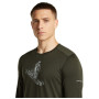 T-shirt fonctionnel homme Icebreaker Men Merino 200 Oasis LS Crewe SkiingYeti