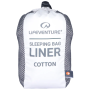 Doublure sac de couchage LifeVenture Cotton Sleeping Bag Liner, Mummy