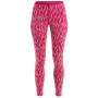 Leggings femmes Icebreaker W Mer 260 Vertex Legging Macro Forms rose Crystal/Electron Pink/J