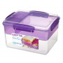Boîte repas Sistema Sistema Lunch Tube To Go 2,3L violet