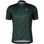 Maillot vélo homme Scott RC Team 20 SS vert / orange aruba green/braze orange