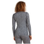 T-shirt fonctionnel femme Icebreaker Women Merino 200 Oasis LS Crewe Flock Forms AOP