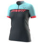 Maillot vélo femme Dynafit Ride Light 1/2 Zip SS Tee W bleue / noir blueberry MARINE BLUE/8050