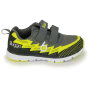 Chaussures à velcro pour enfants Bugga Hone Gray gris / jaune šedá/žluá/černá