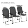Chaise Bo-Camp Copa Rio Comfort Deluxe Grey