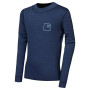 T-shirt fonctionnel enfant Sensor Merino DF Logo Up Deep Blue