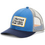 Casquette Marmot Retro Trucker bleu foncé VarsityBlue/ArcticNavy