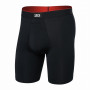 Caleçon Saxx Multi-Sport Mesh Long Boxer Brief Fly noir Black