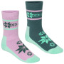 Taille de chaussettes: 36-38 / Couleur: rose / violet