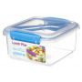 Boîte à goûter Sistema Lunch Plus To Go 1,2L bleu clair