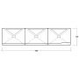 Paravent Outwell Parton Windscreen